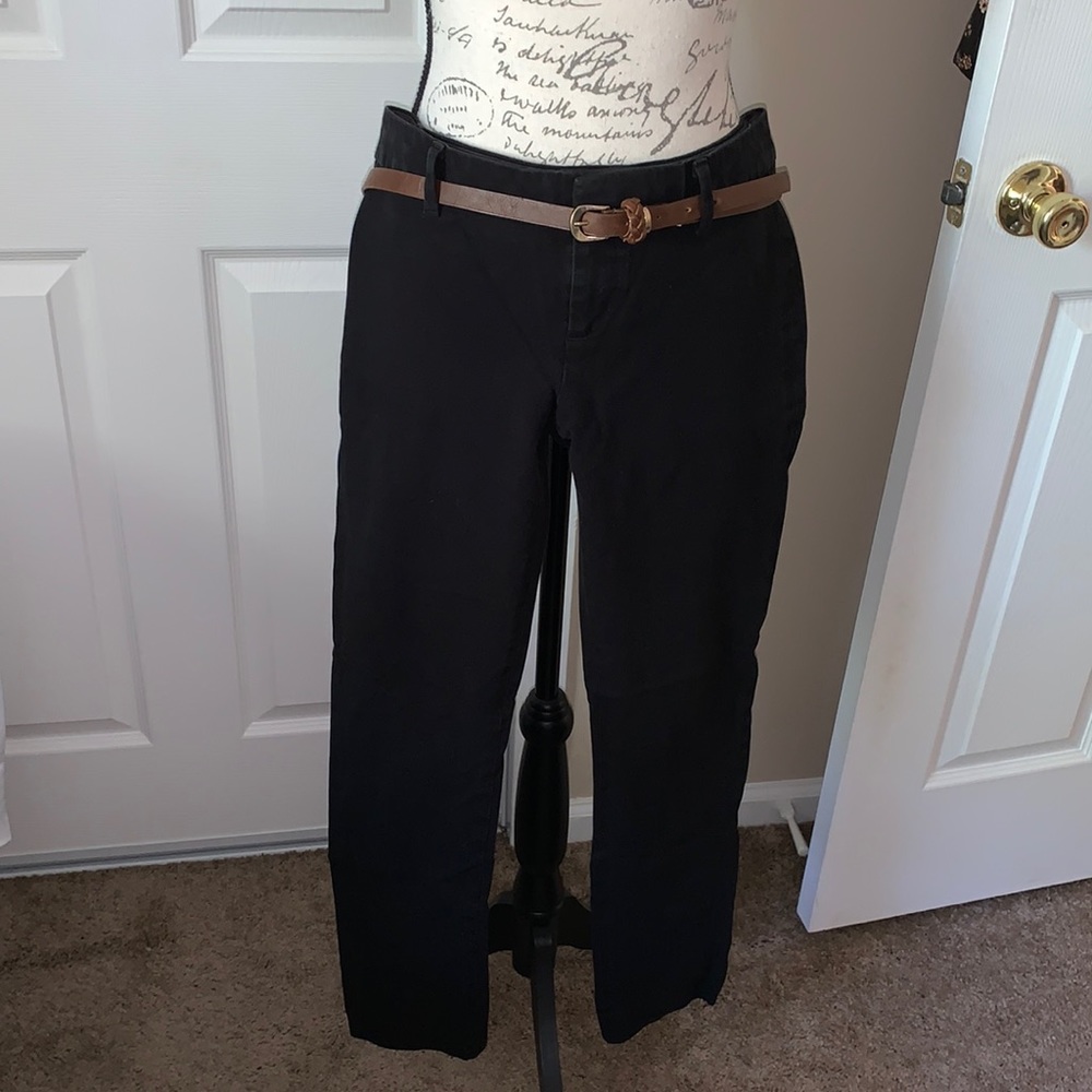 GAP really skinny, size 4 R. Black. Good fit